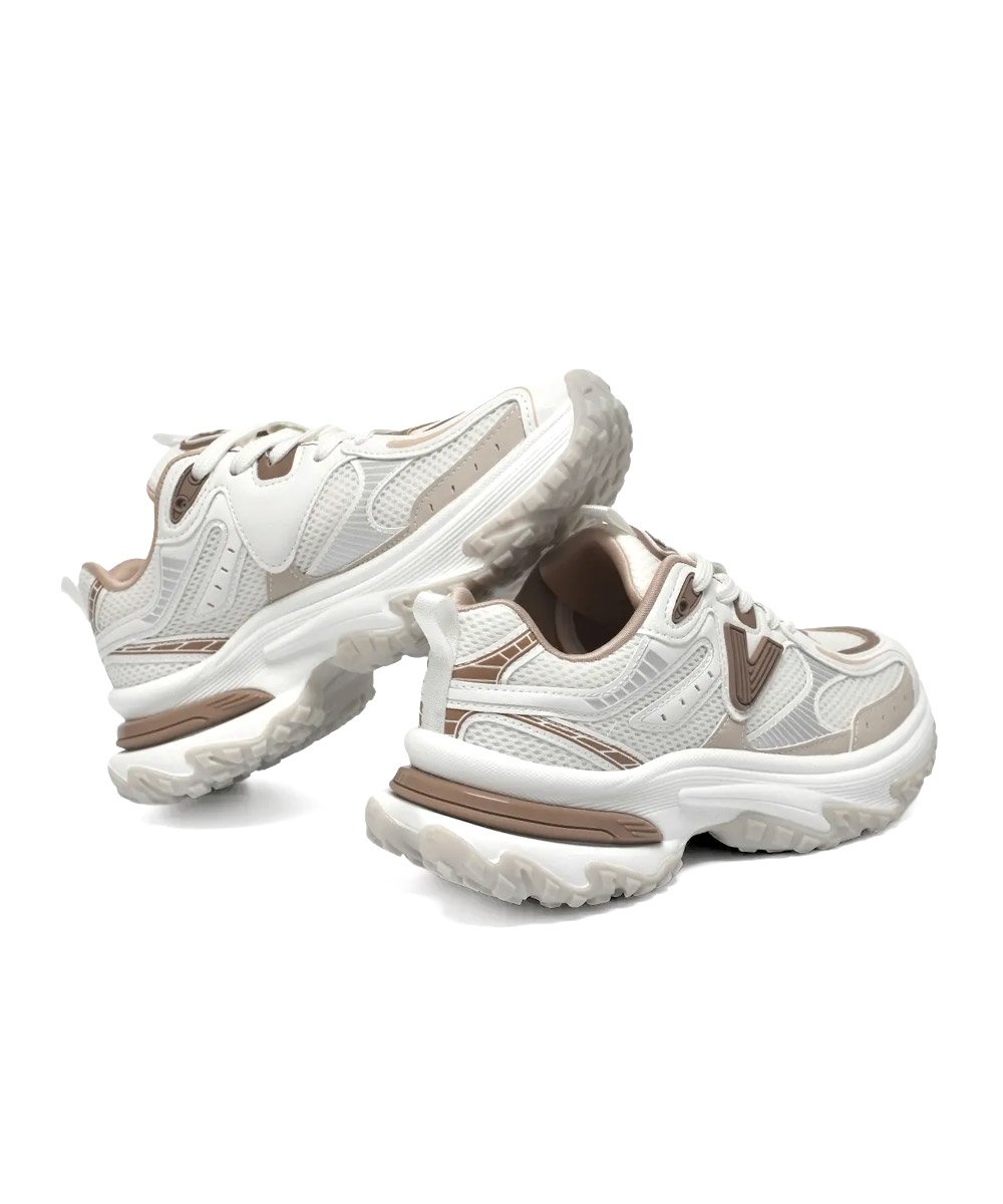 Tênis Feminino Via Marte Casual Skv Branco Branco 4