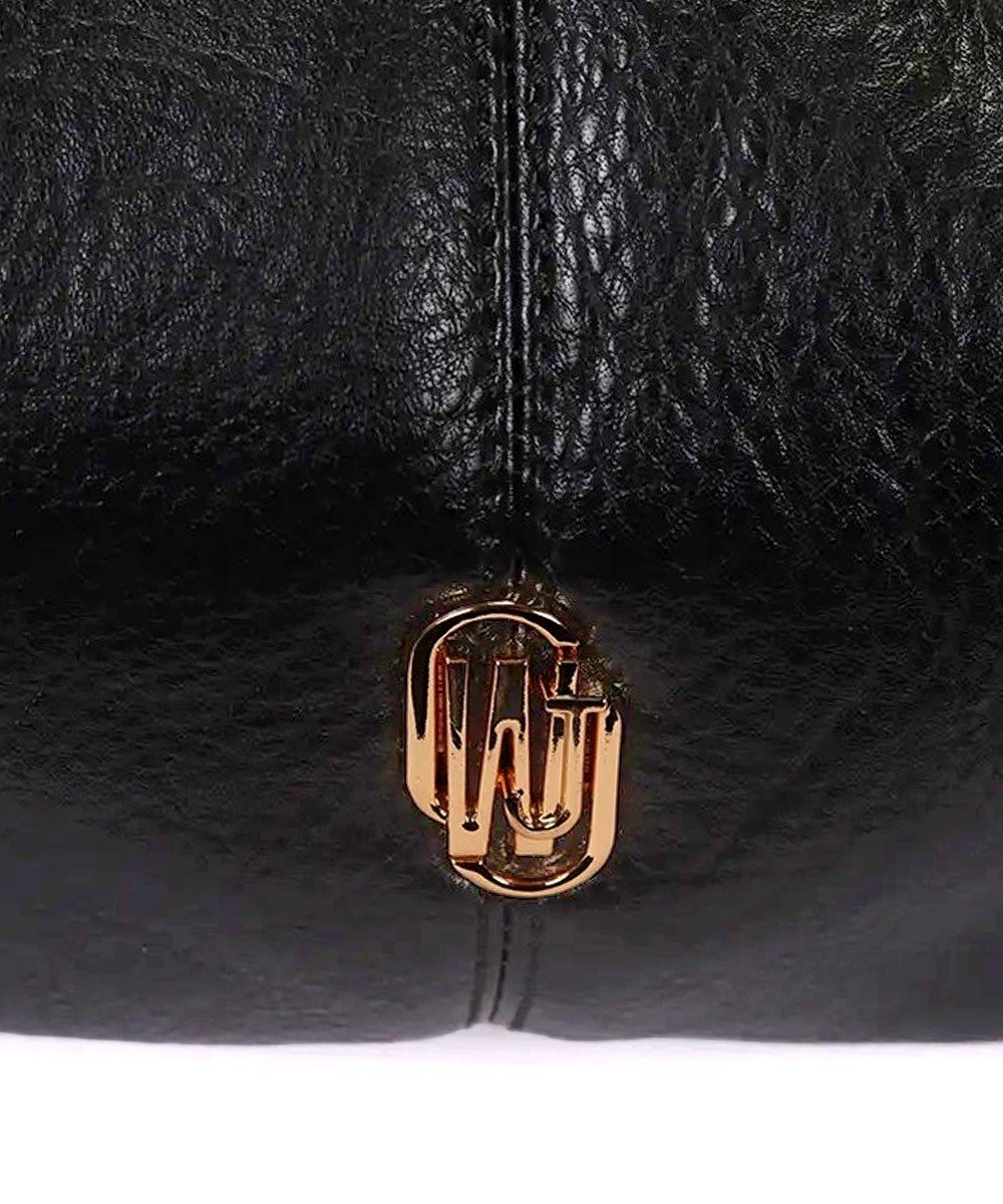 Bolsa Hobo Wj Grande Alça Trançada Preto Preto 8