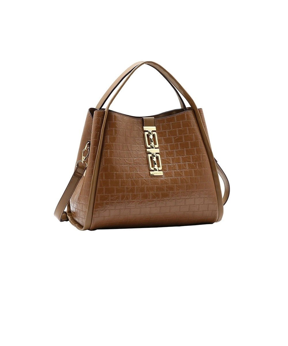 Bolsa Mão Chenson Matelasse Marrom Marrom 1