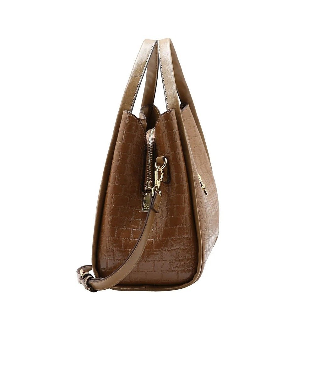 Bolsa Mão Chenson Matelasse Marrom Marrom 2