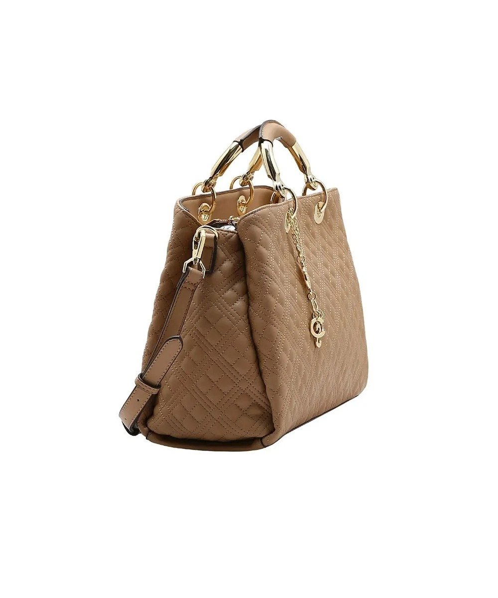 Bolsa Mão Chenson Matelassê Contemporâneo Natural Bege 2