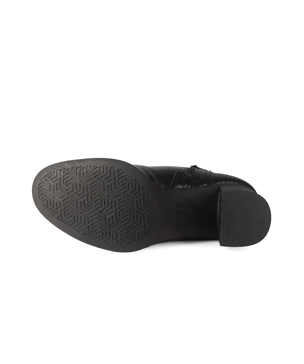 Bota Cano Curto Dakota Salto Bloco Preto Preto 7