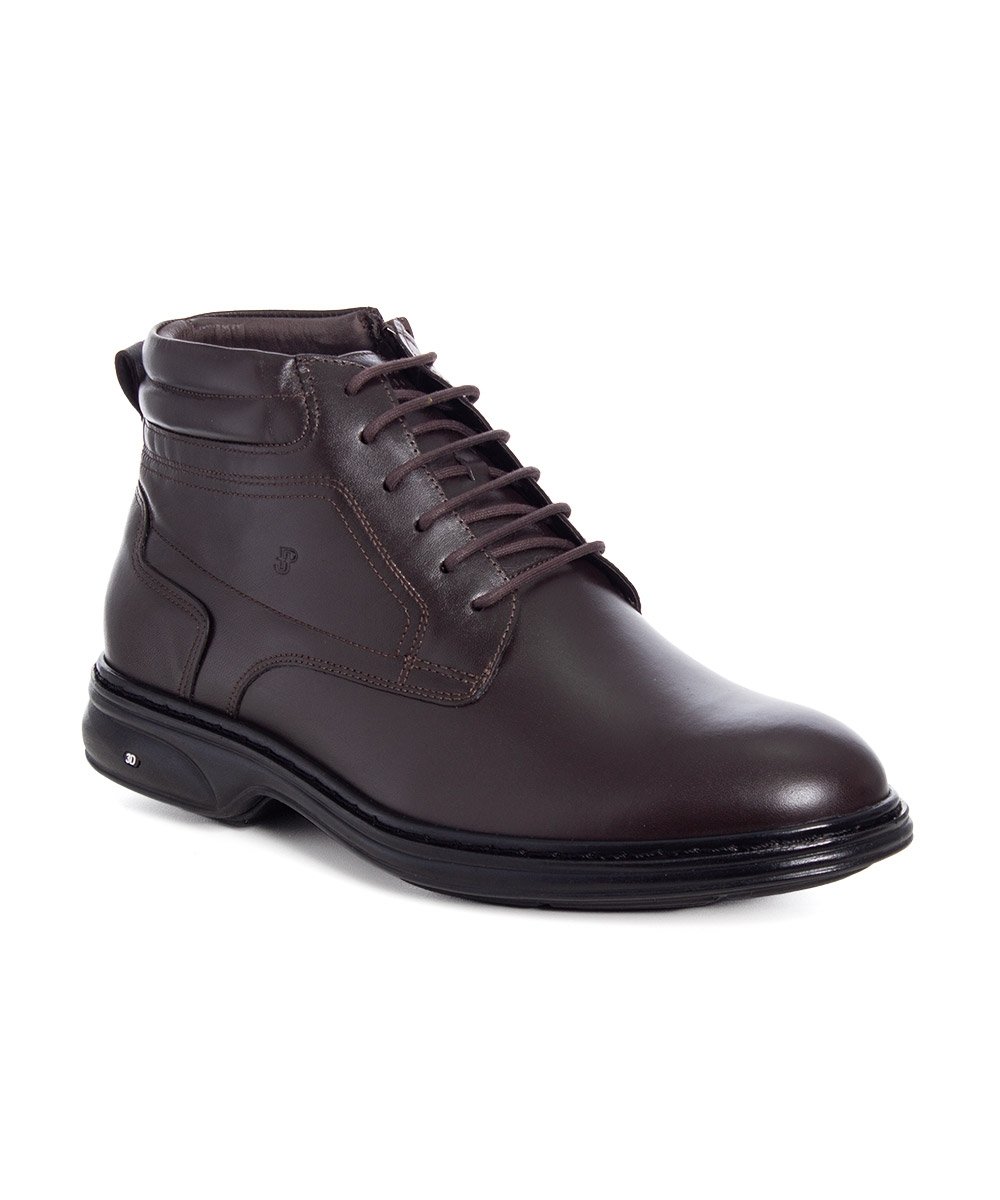 Bota Masculina Jota Pe 3d Evolution Couro Marrom Marrom 2