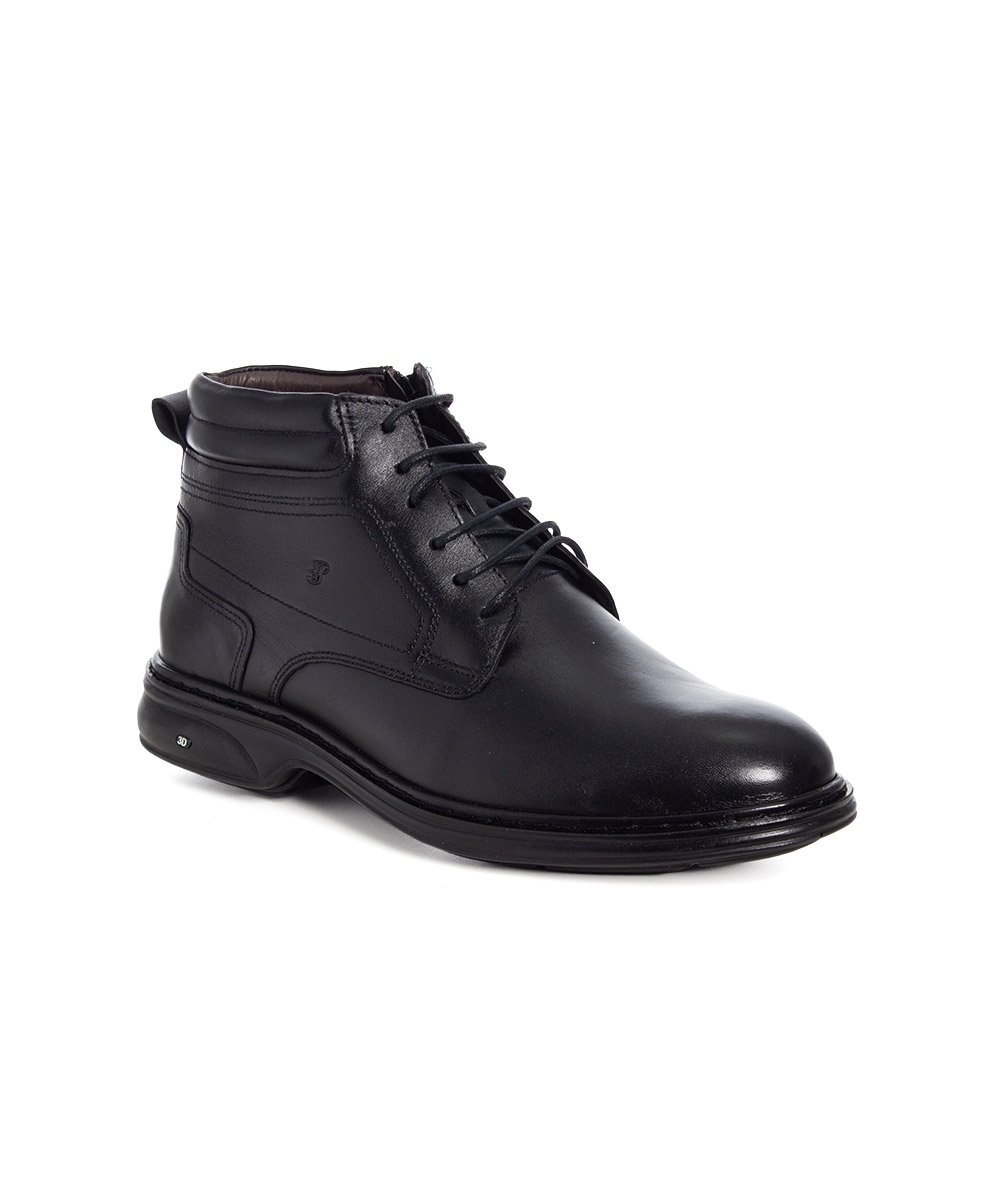 Bota Masculina Jota Pe 3d Evolution Couro Preto Preto 2