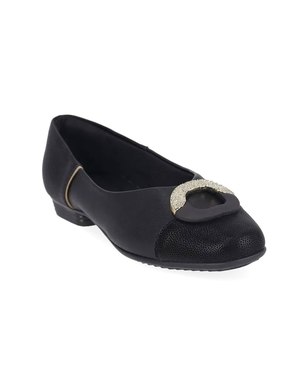 Sapatilha Feminino Piccadilly Raquel Brule Preto Preto 2