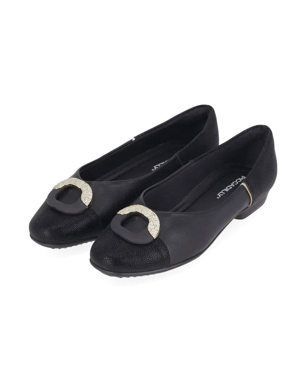 Sapatilha Feminino Piccadilly Raquel Brule Preto Preto 3
