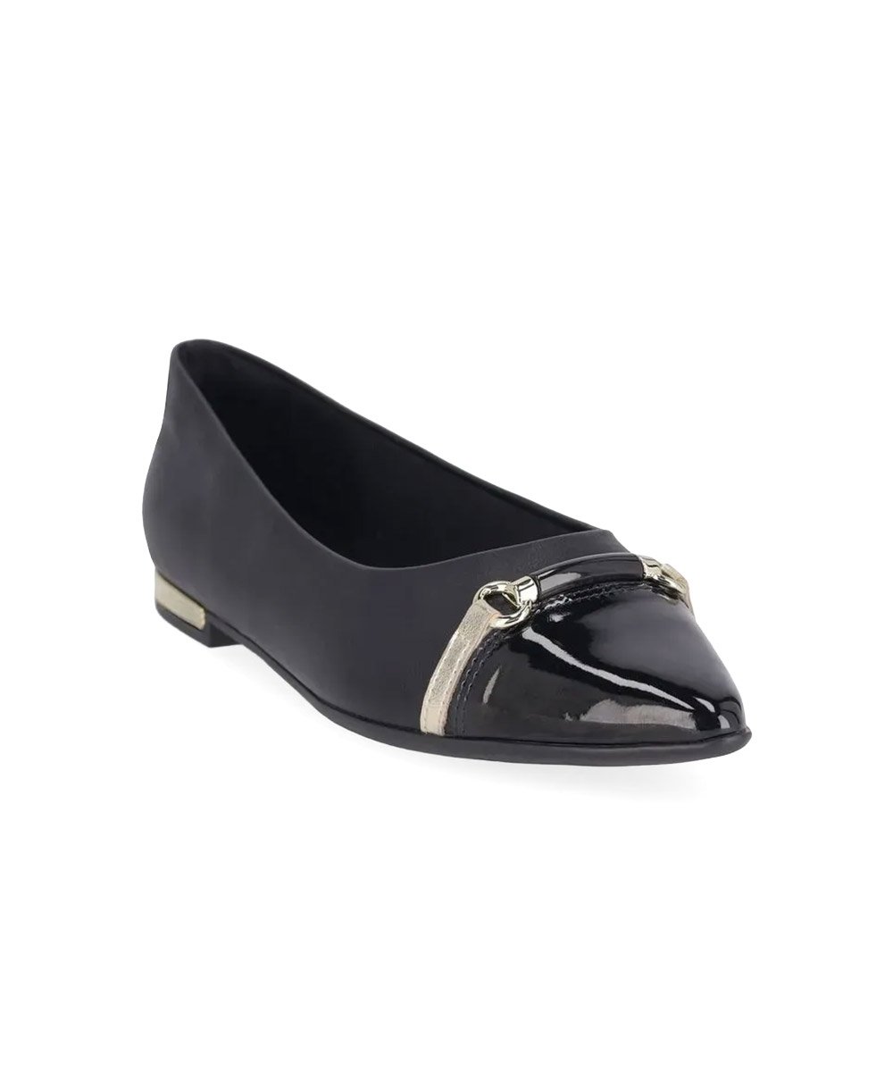 Sapatilha Bico Fino Piccadilly Ana Preto Preto 2