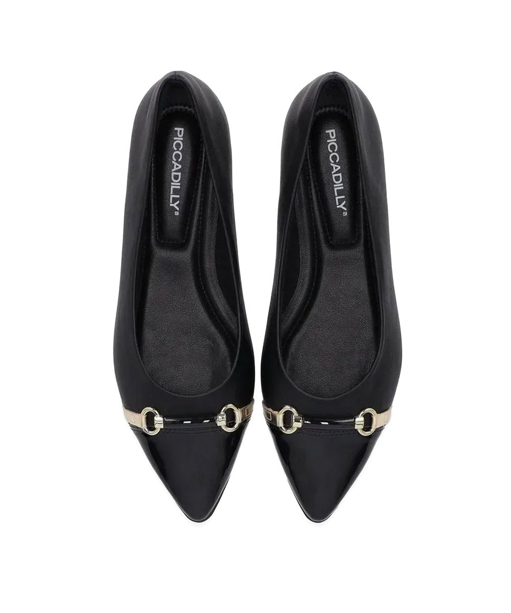 Sapatilha Bico Fino Piccadilly Ana Preto Preto 5
