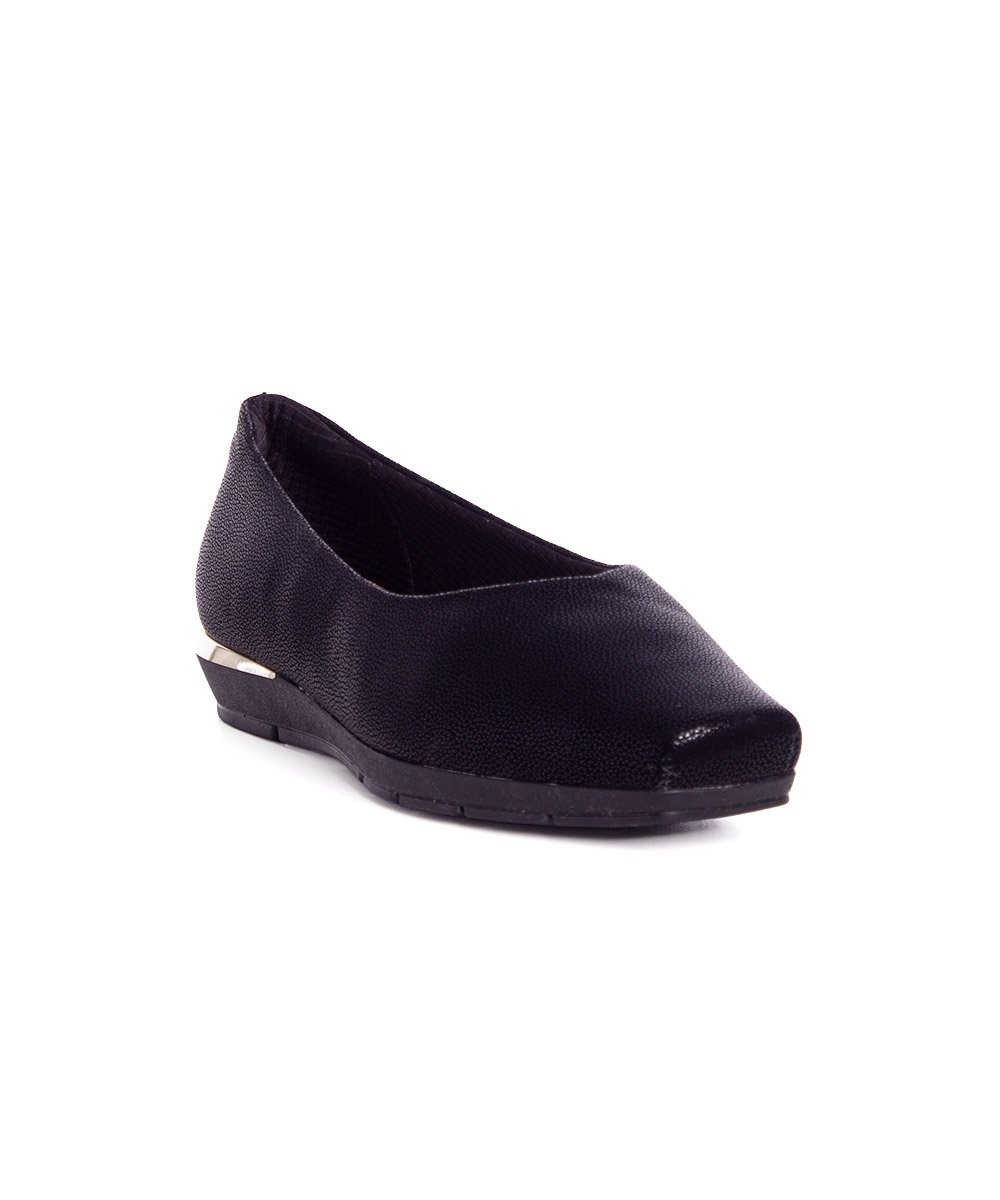 Sapatilha Piccadilly Fernanda Salto Baixo Preto Preto 2