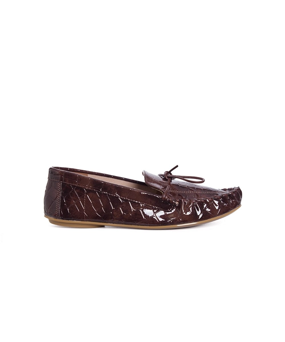 Mocassim Feminino Vizzano Envernizado Marrom