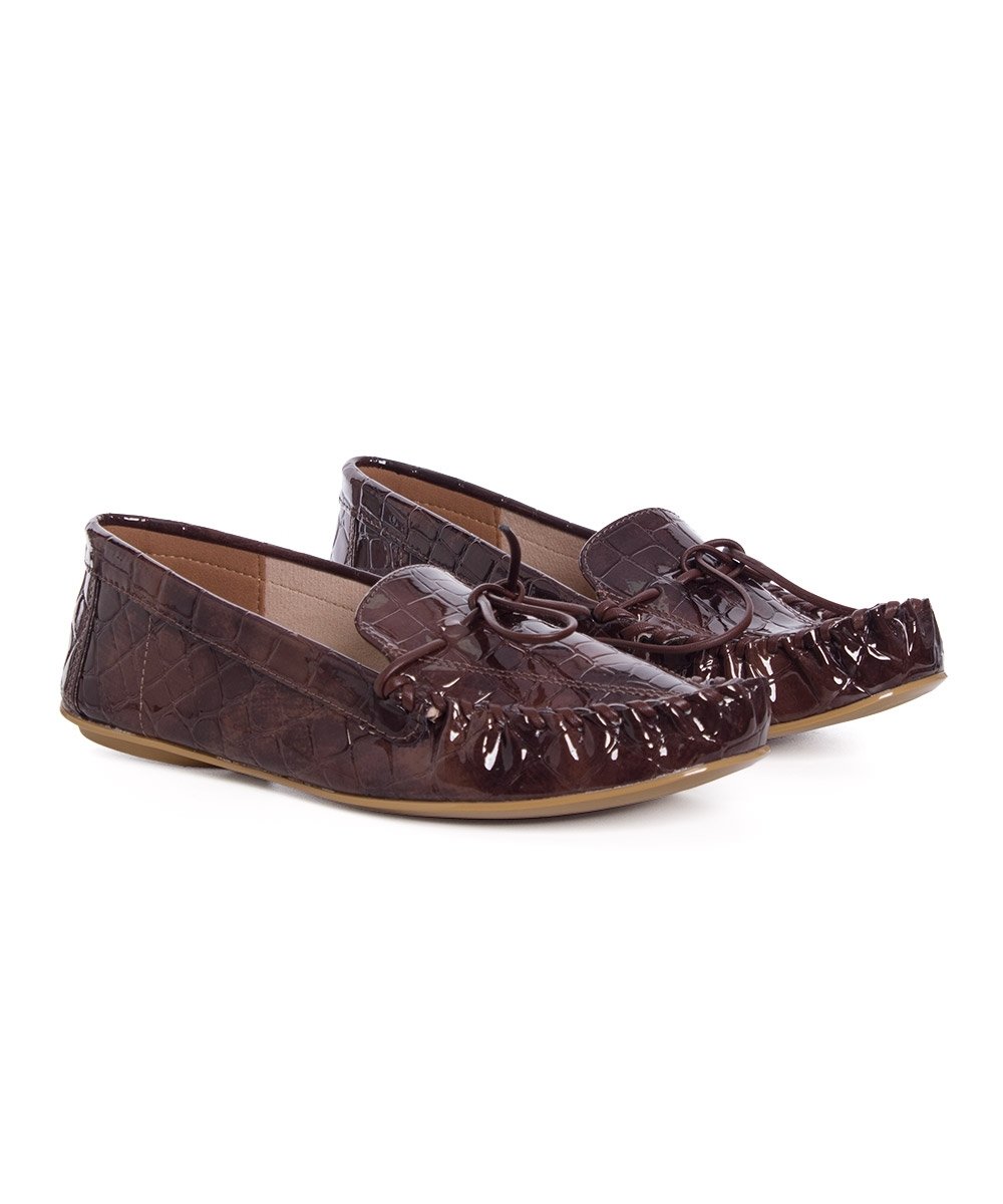 Mocassim Feminino Vizzano Envernizado Marrom Marrom 3