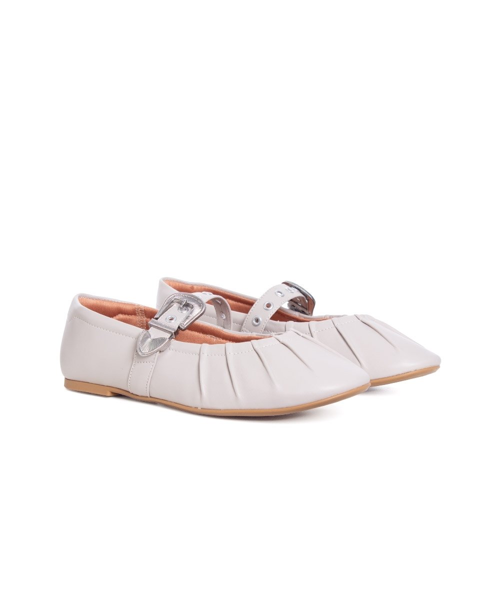 Sapatilha Boneca Vizzano Flat Cinza Cinza 3