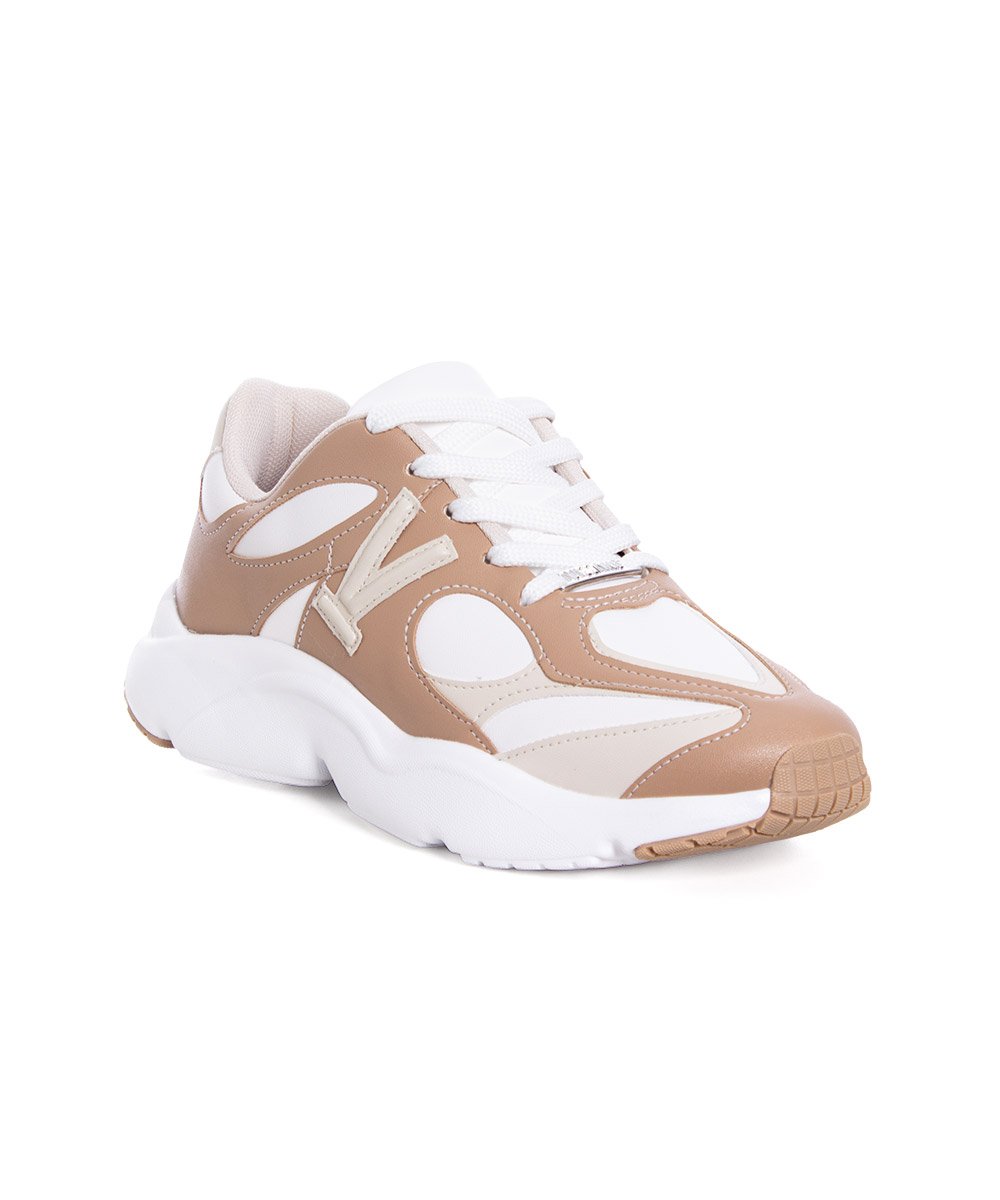Tênis Feminino Vizzano Sneaker Branco/Bege Branco/Bege 3