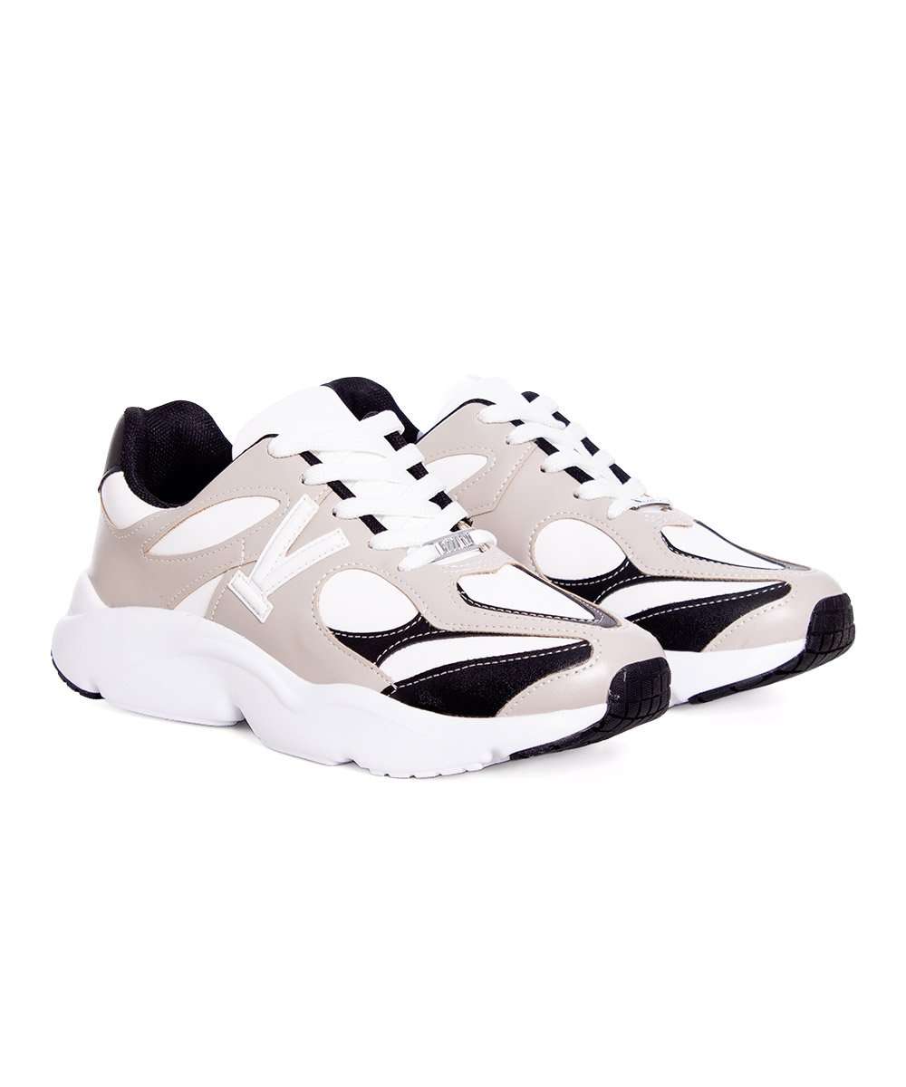 Tênis Feminino Vizzano Sneaker Branco/Preto