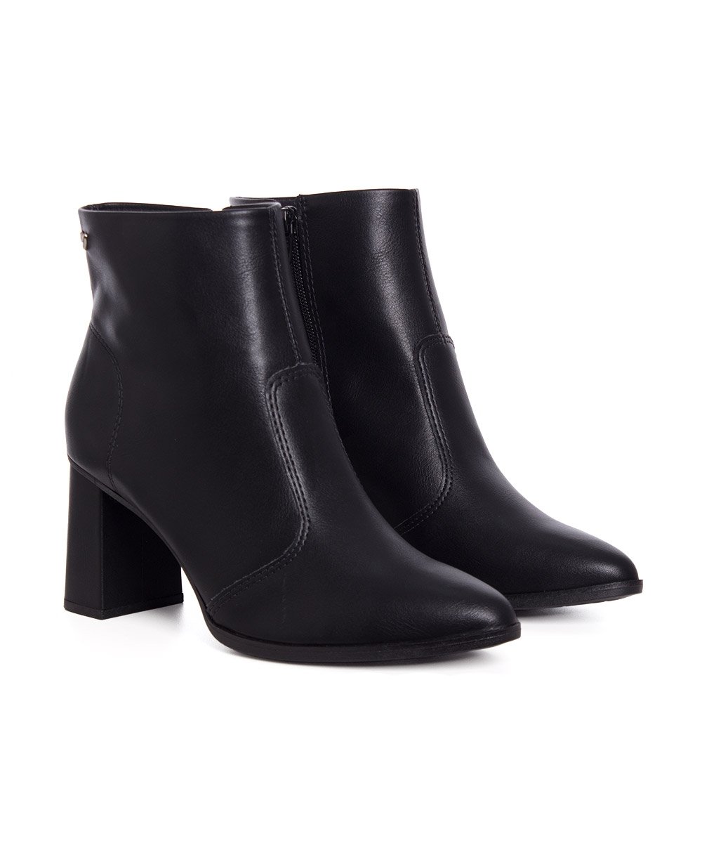 Bota Bico Fino Mississipi Salto Alto Preto Preto 3