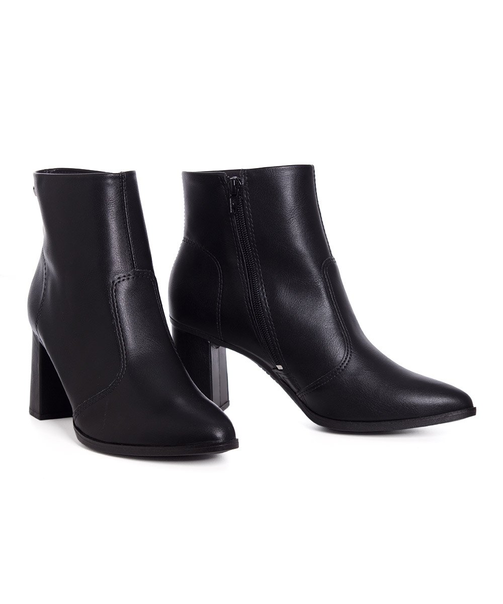 Bota Bico Fino Mississipi Salto Alto Preto Preto 4