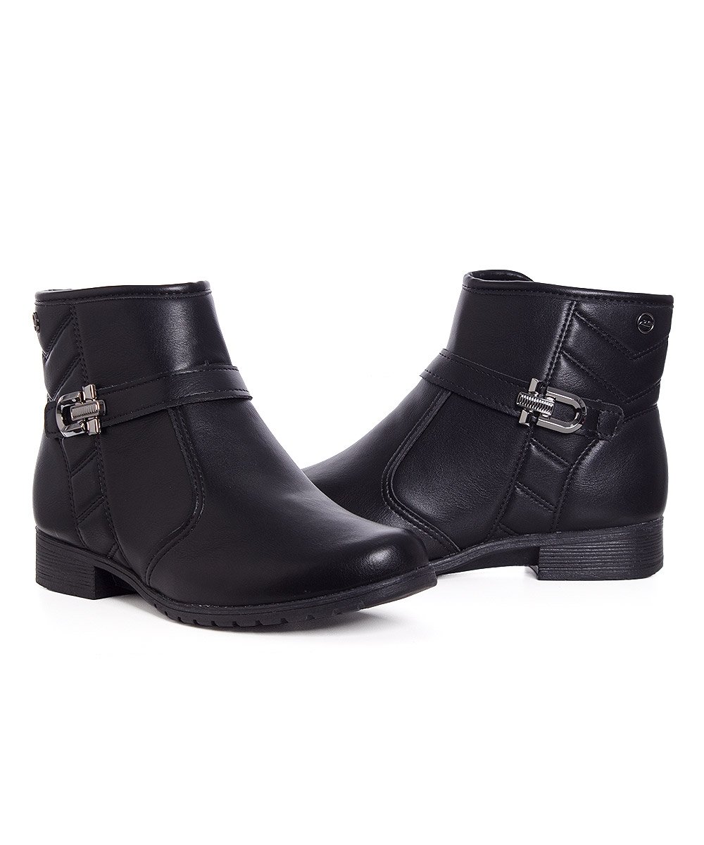Bota Cano Curto Dakota Salto Baixo Preto Preto 5