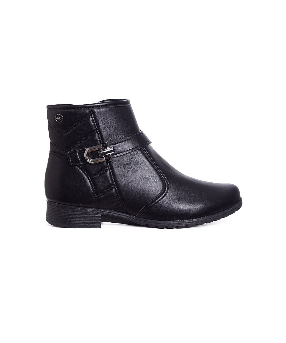 Bota Cano Curto Dakota Salto Baixo Preto