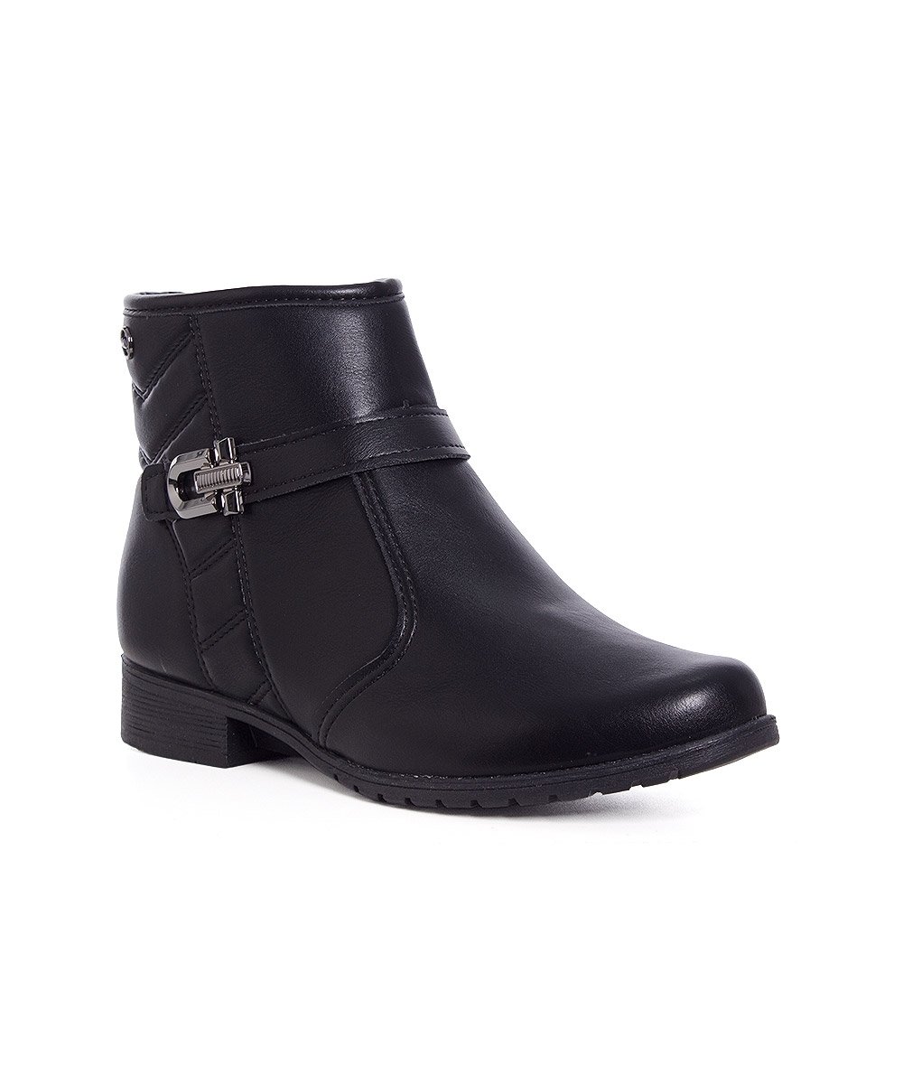 Bota Cano Curto Dakota Salto Baixo Preto Preto 2