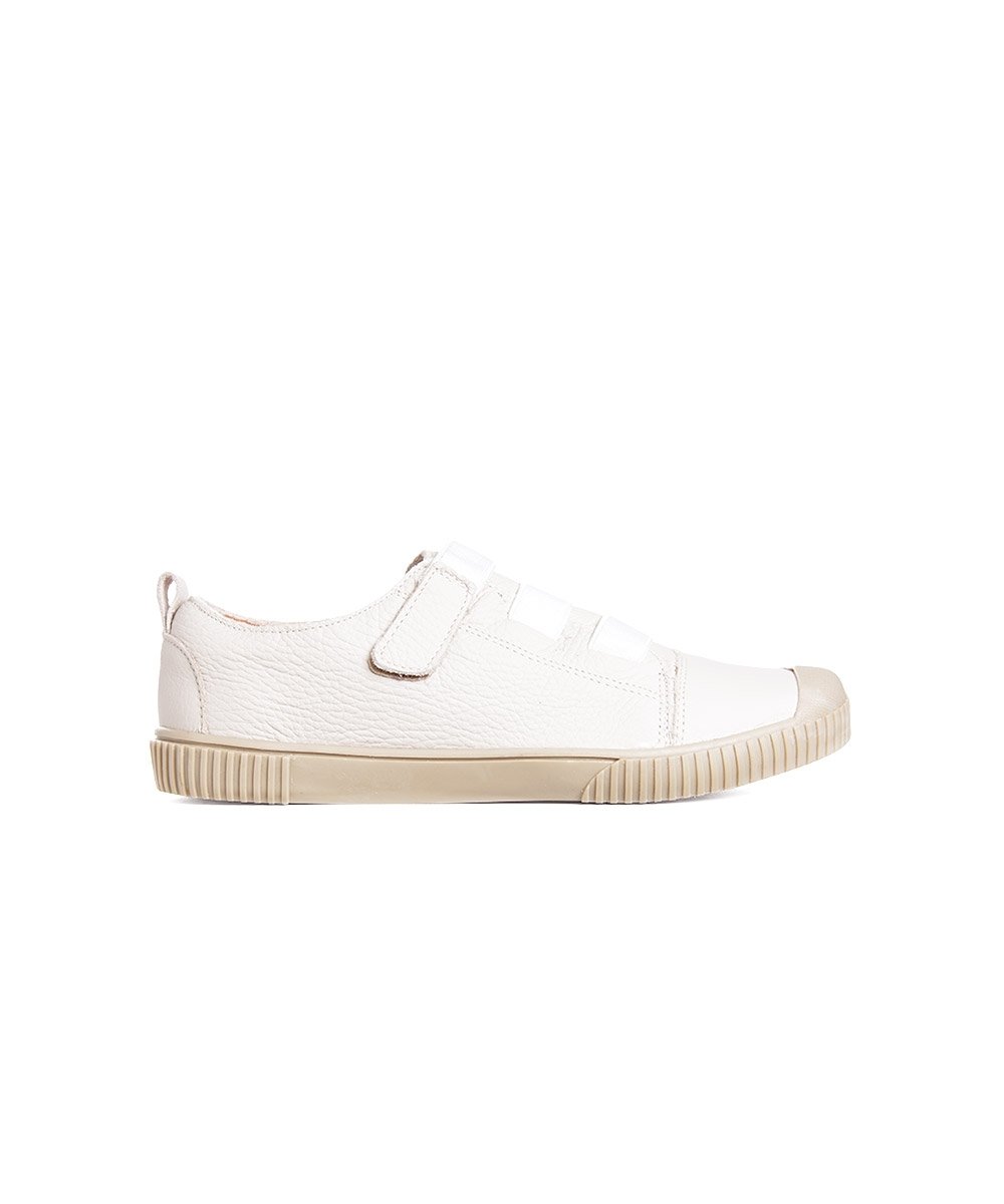 Tênis Casual Pixolé Feminino Couro Off White