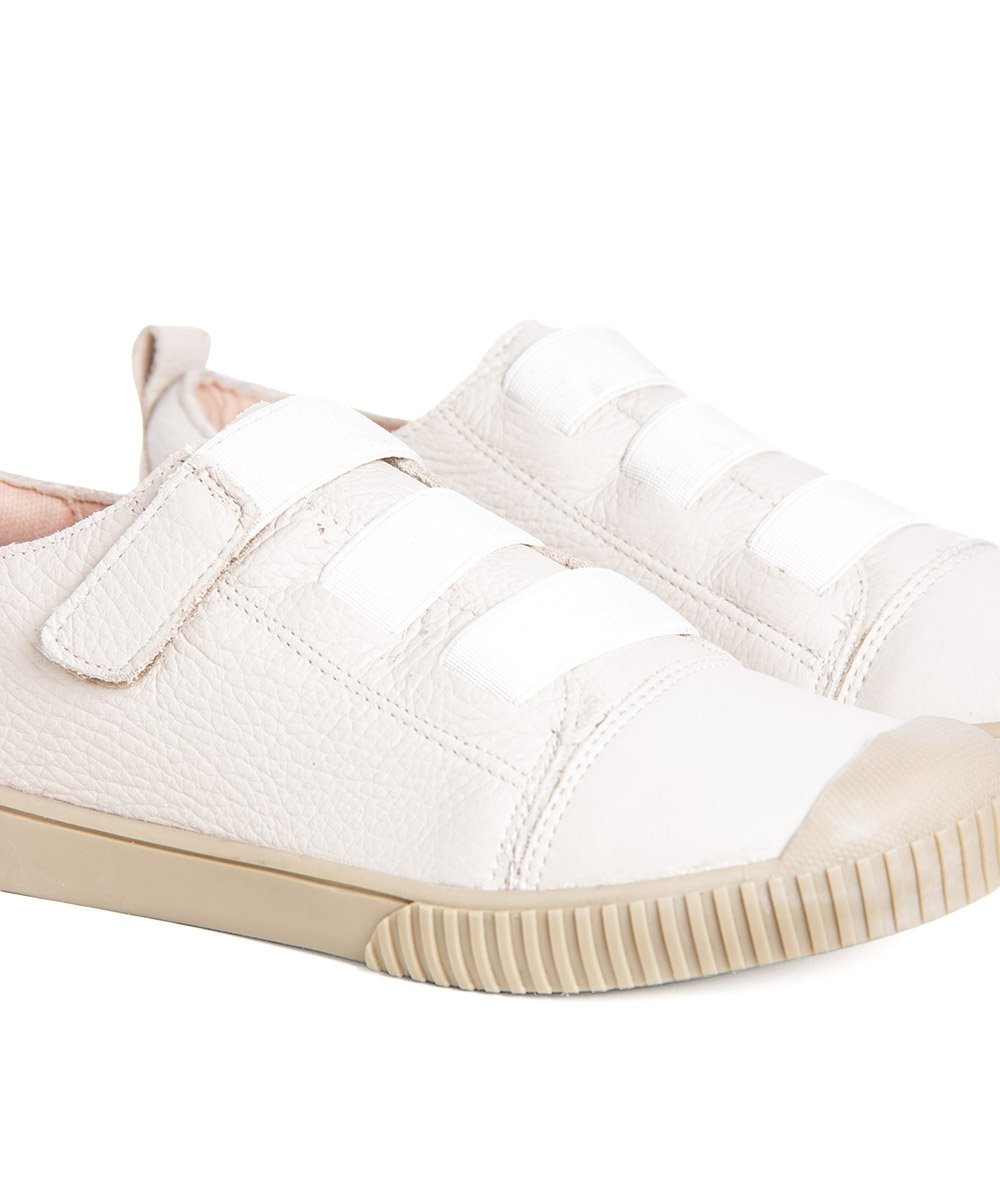 Tênis Casual Pixolé Feminino Couro Off White Branco 4