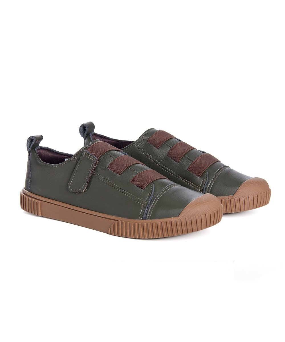 Tênis Casual Pixolé Feminino Couro Verde Verde 3