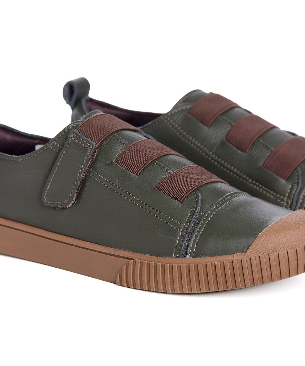Tênis Casual Pixolé Feminino Couro Verde Verde 4
