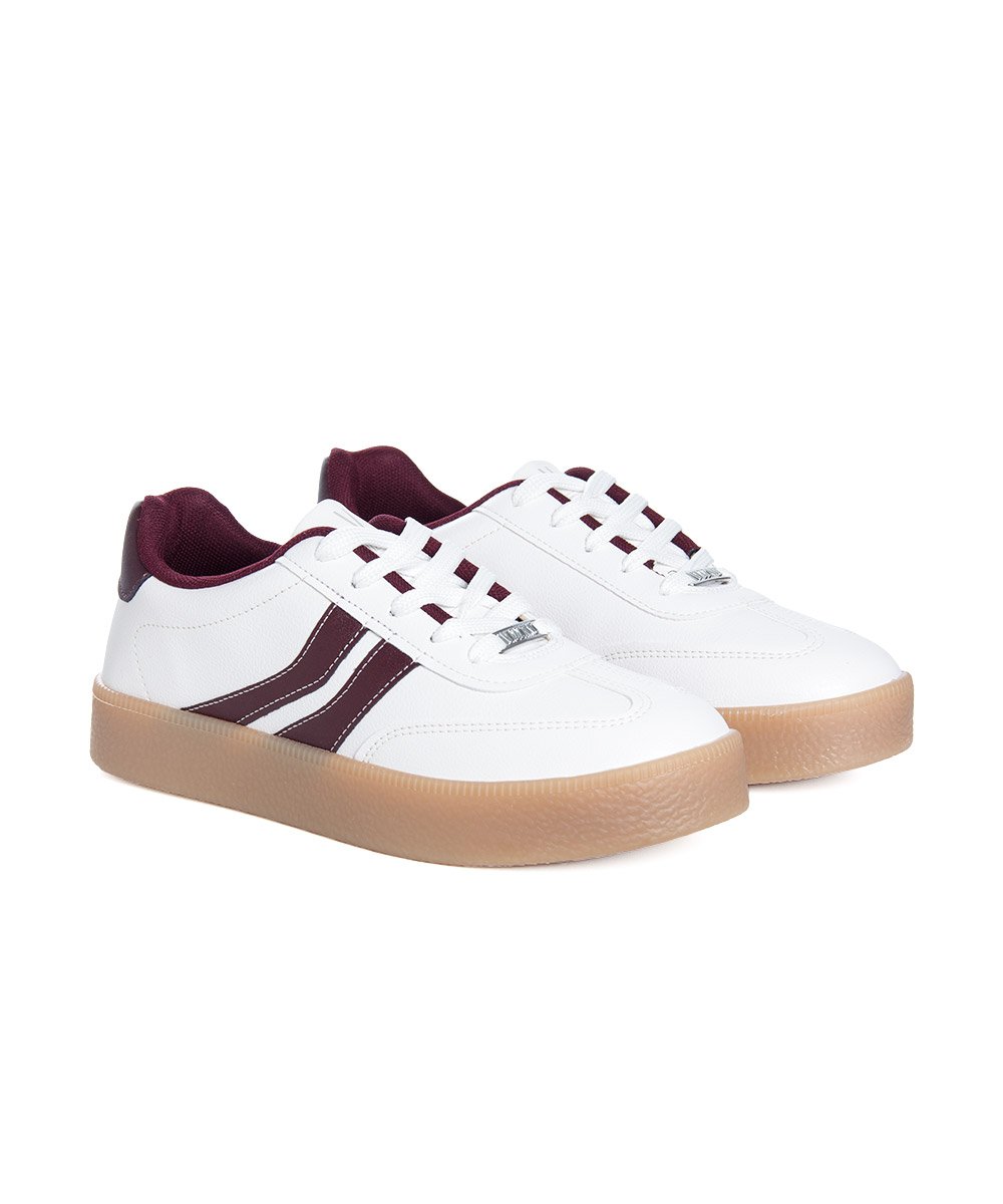 Tênis Feminino Vizzano Casual Branco Branco 2