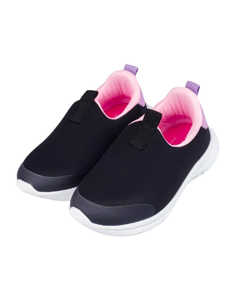 Tênis Infantil Pampili Soft Calce Fácil Preto Preto 2