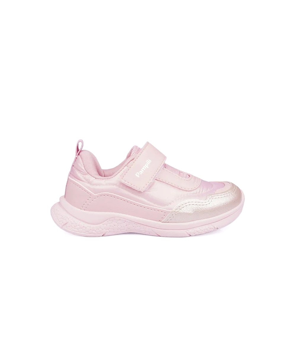Tênis Infantil Pampili Soft Comfy Cintilante Rosa