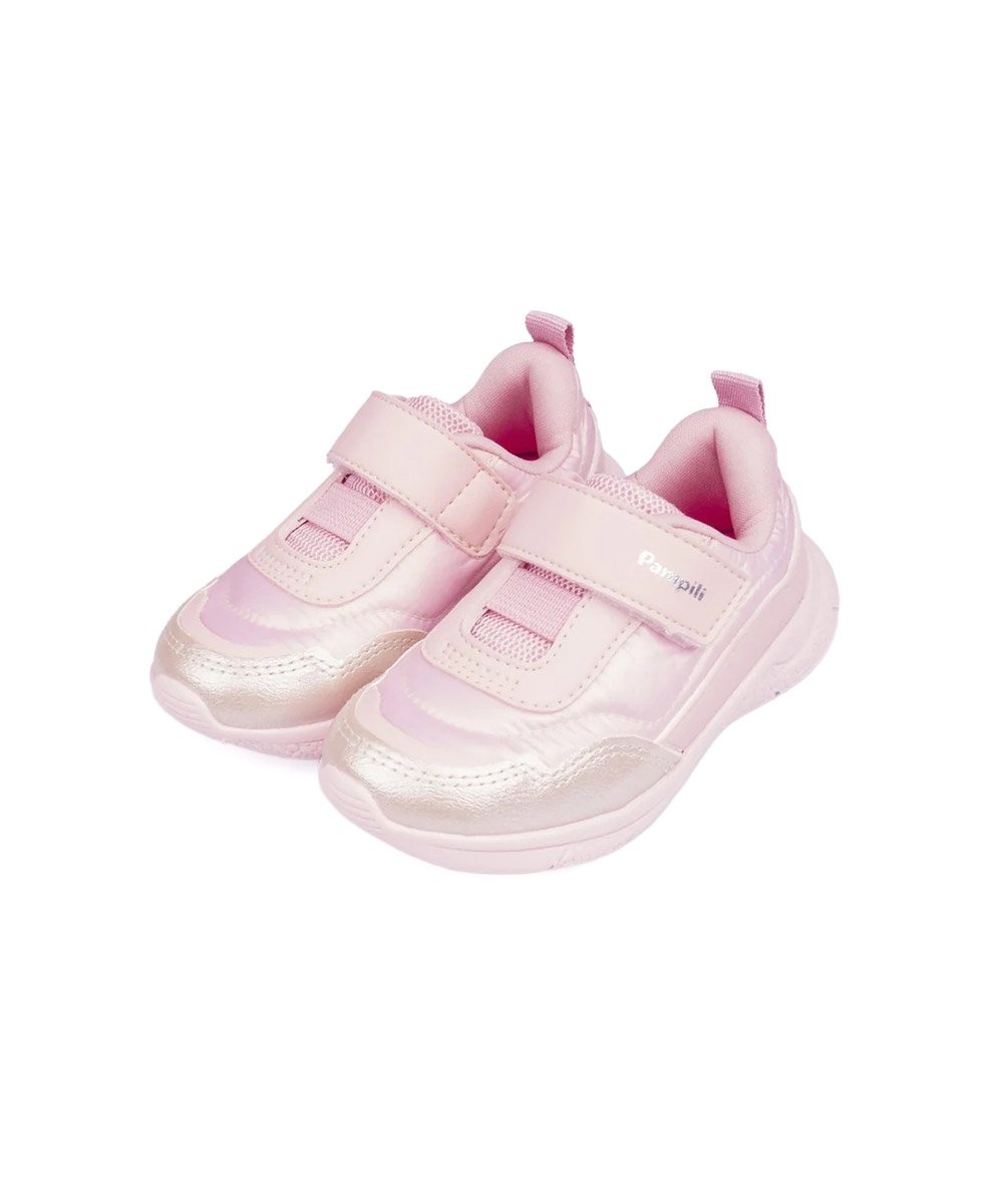 Tênis Infantil Pampili Soft Comfy Cintilante Rosa Rosa 2
