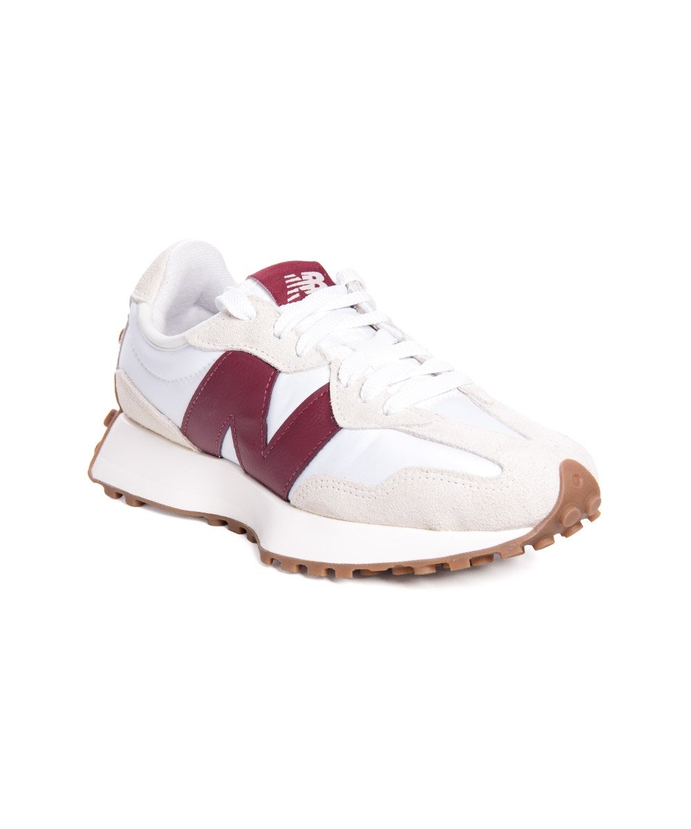 Tênis Feminino New Balance Ws327 Bege/Vinho Branco/Vinho 2