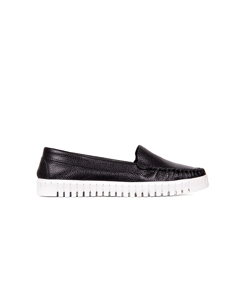 Mocassim Feminino Pixolé Couro Preto Preto 2