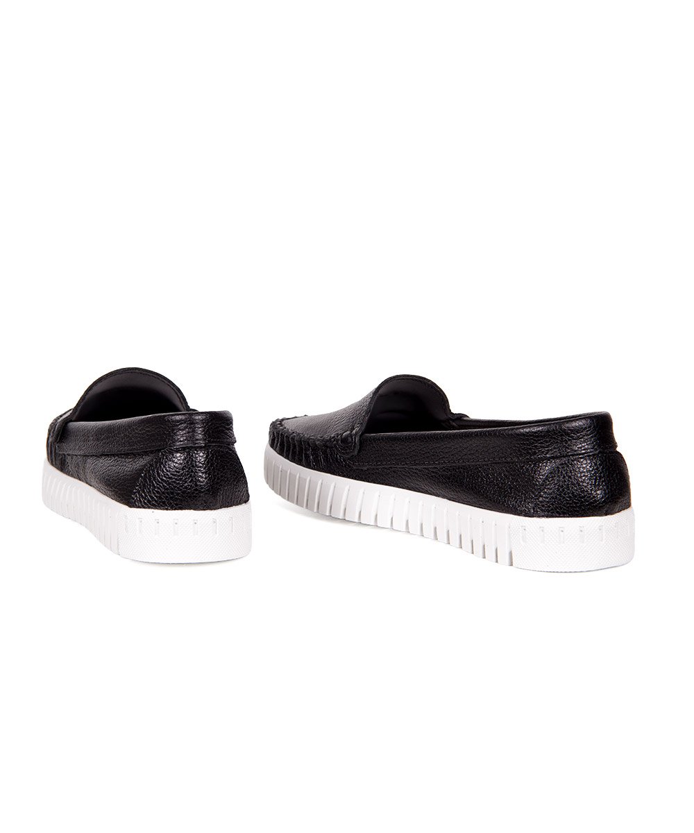 Mocassim Feminino Pixolé Couro Preto Preto 4