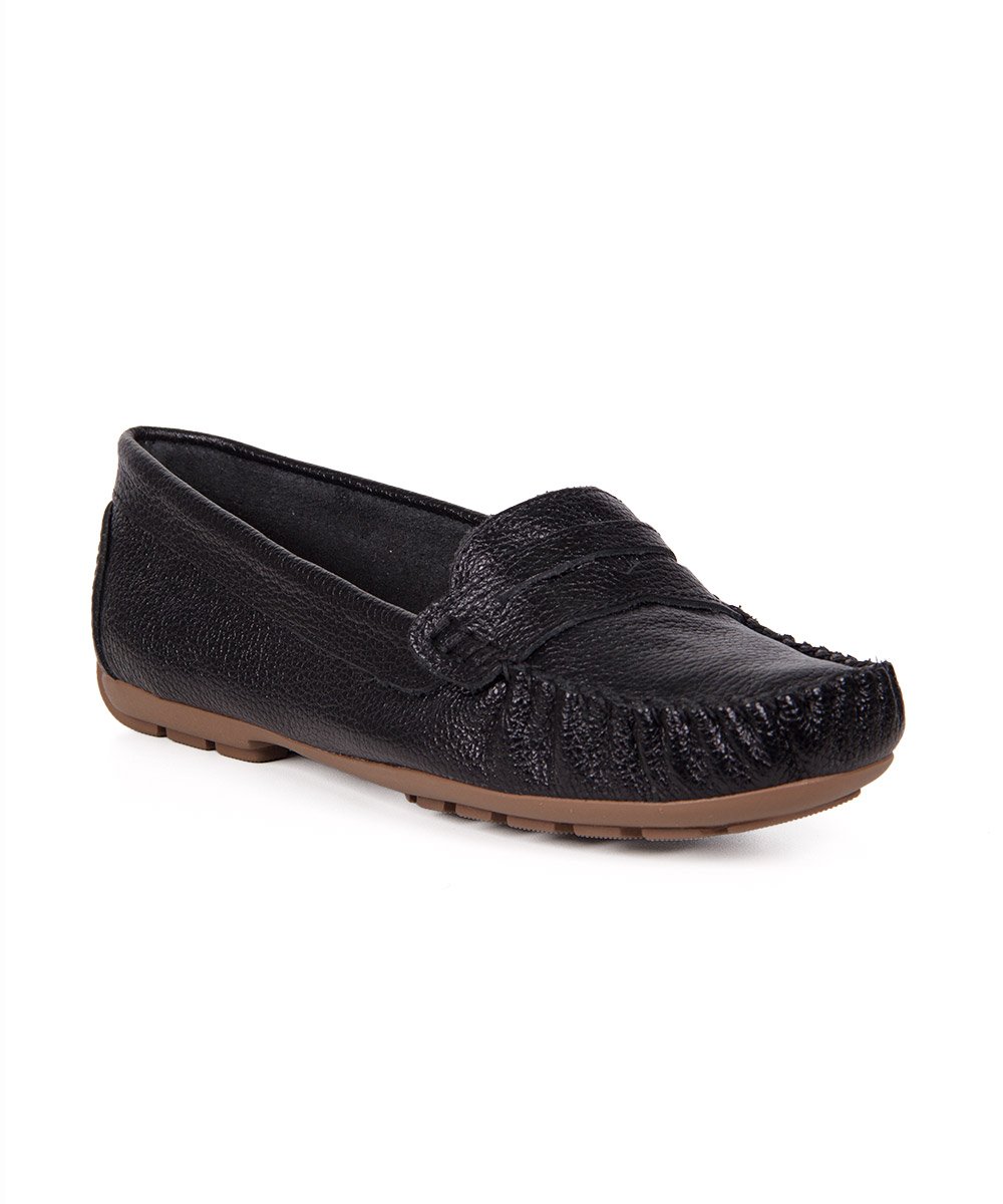 Mocassim Pixolé Feminino Couro Preto