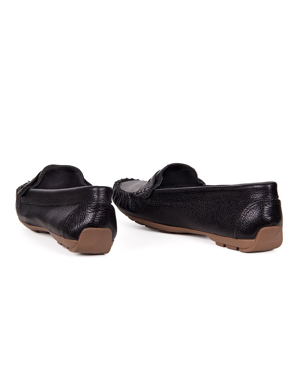 Mocassim Pixolé Feminino Couro Preto Preto 3