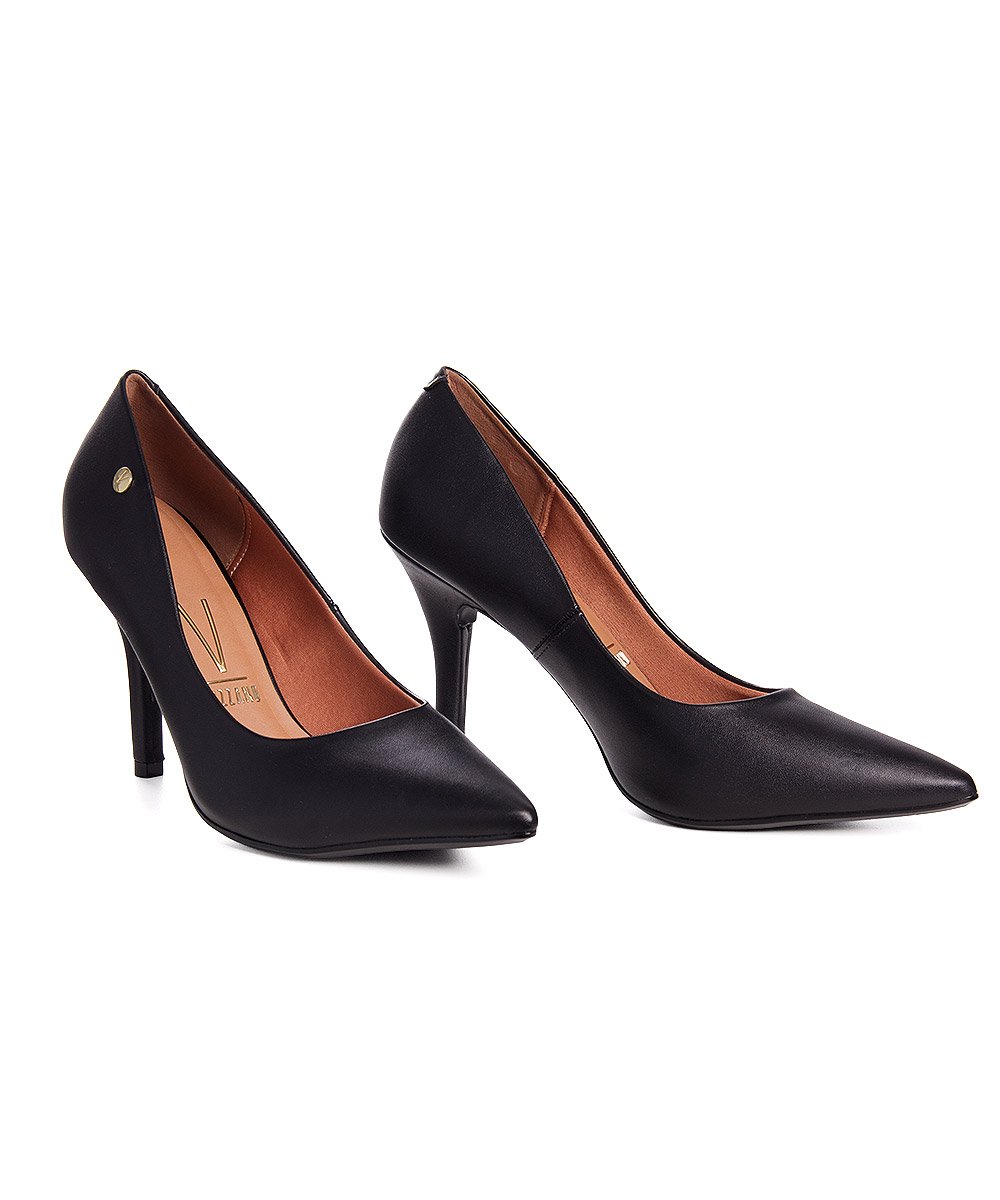 Sapato Scarpin Vizzano Salto Alto Preto Preto 2