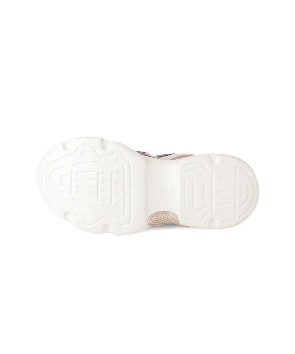Tênis Feminino Dakota Dad Sneaker Couro Bege Bege/Marrom 5