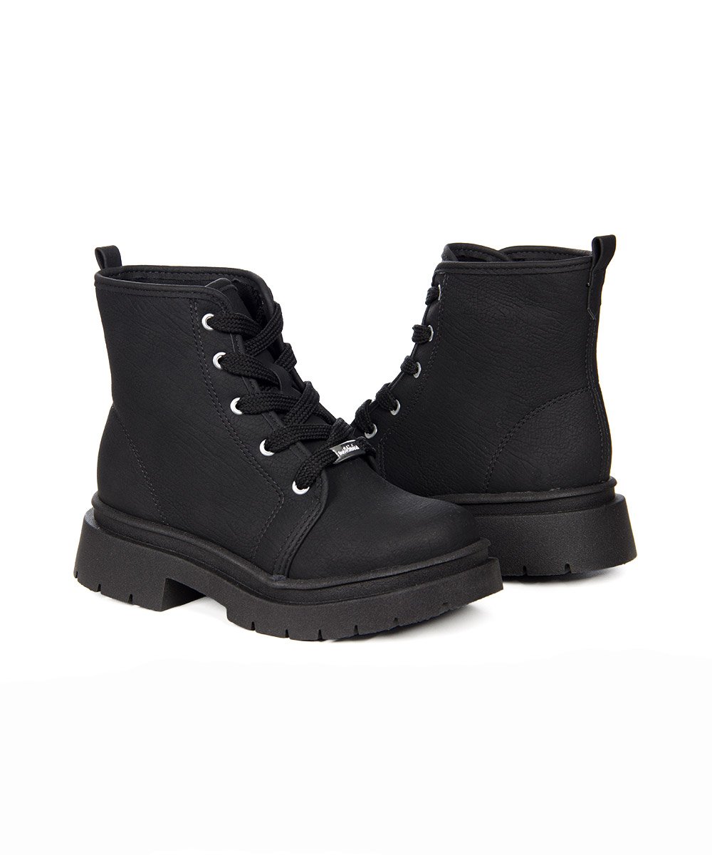 Coturno Infantil Molekinha Tratorado 2182-100 Preto Preto 3