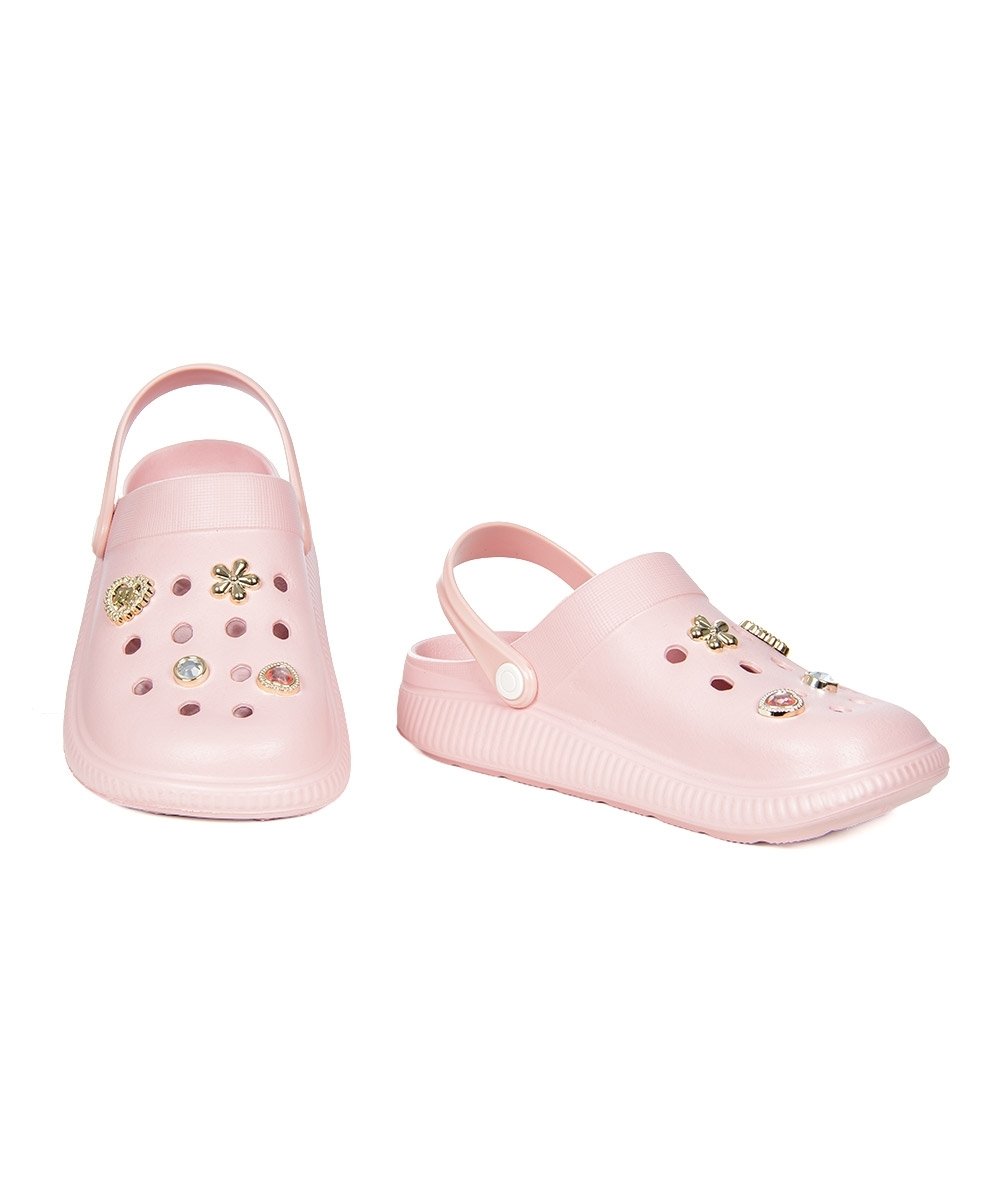 Sandália Babuche Molekinha Botons Rosa Rosa 4