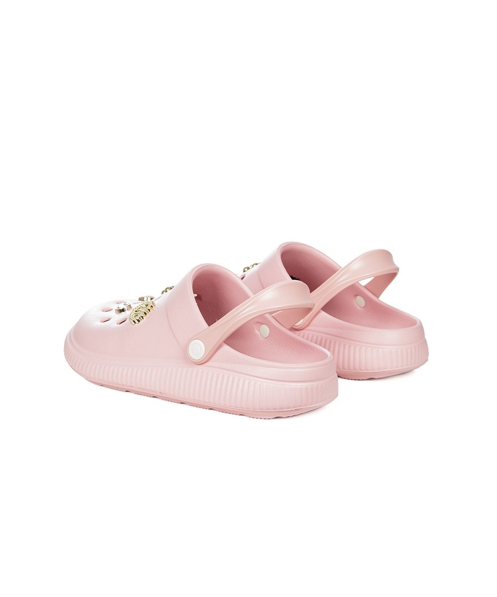 Sandália Babuche Molekinha Botons Rosa Rosa 5