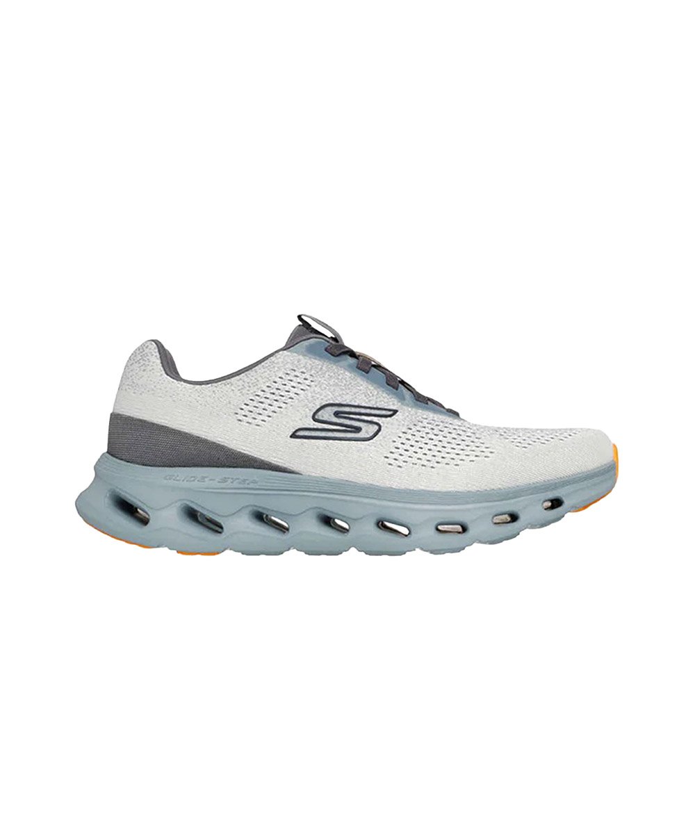 Tênis Masculino Skechers Glide Step Taupy Branco/Cinza 2