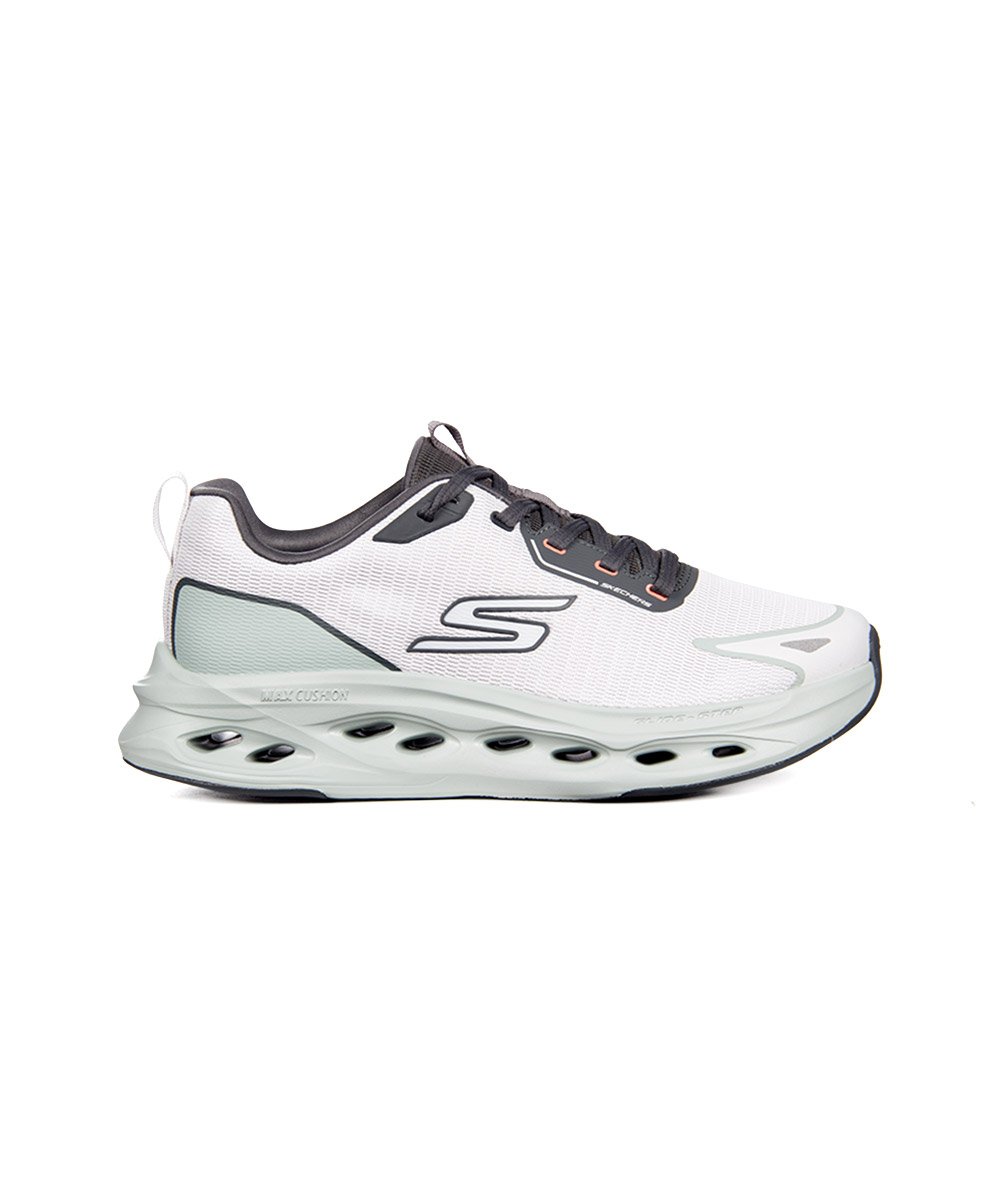Tênis Masculino Skechers Max Cushion Cinza Branco/Verde 3