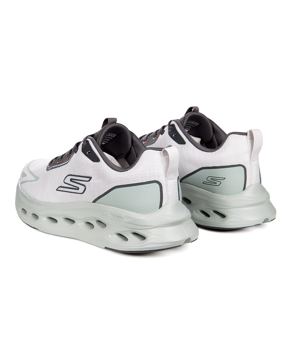 Tênis Masculino Skechers Max Cushion Cinza Branco/Verde 5