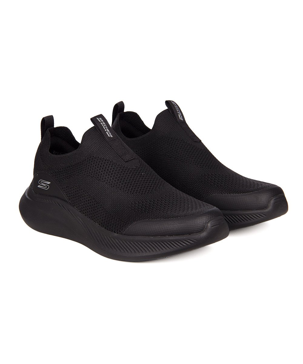 Tênis Masculino Skechers Memory Foam Preto Preto 2