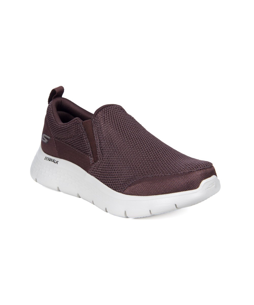 Tênis Masculino Skechers Slip On Go Walk Marrom Marrom 4