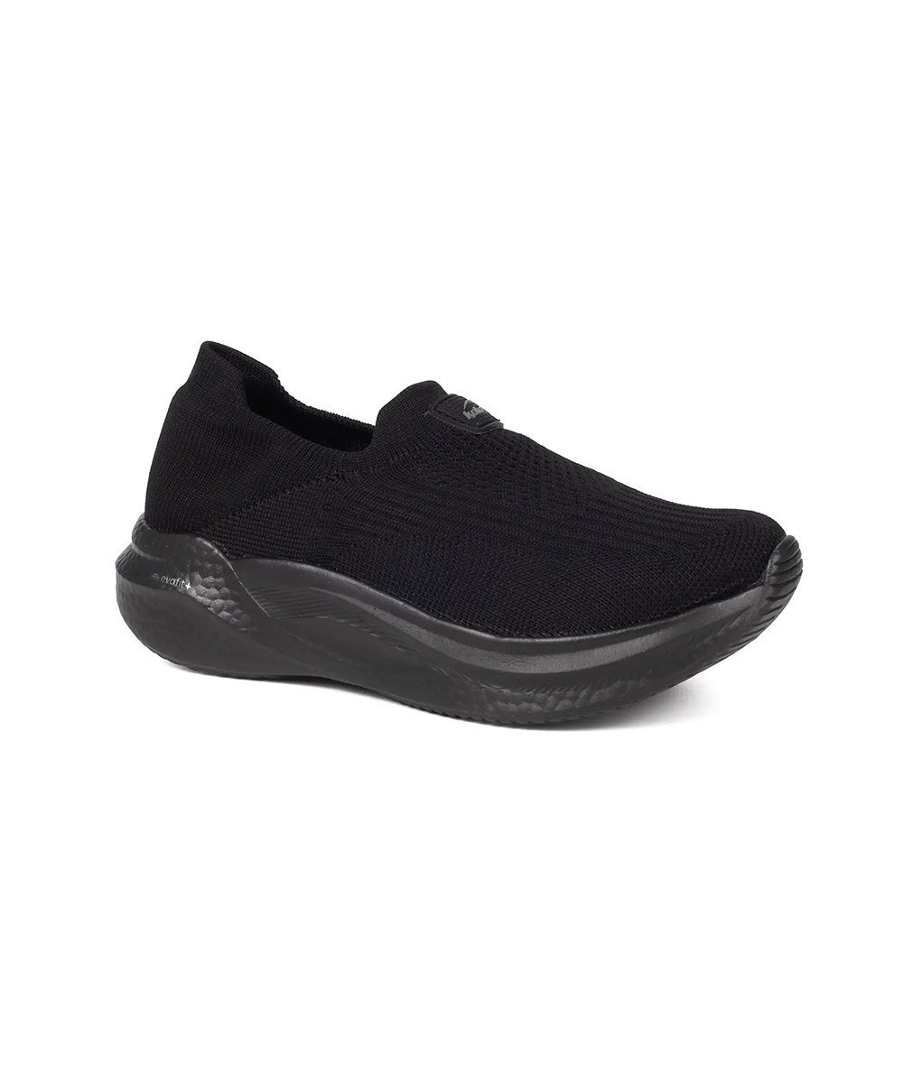 Tênis Feminino Kolosh Slip On Preto Preto 2
