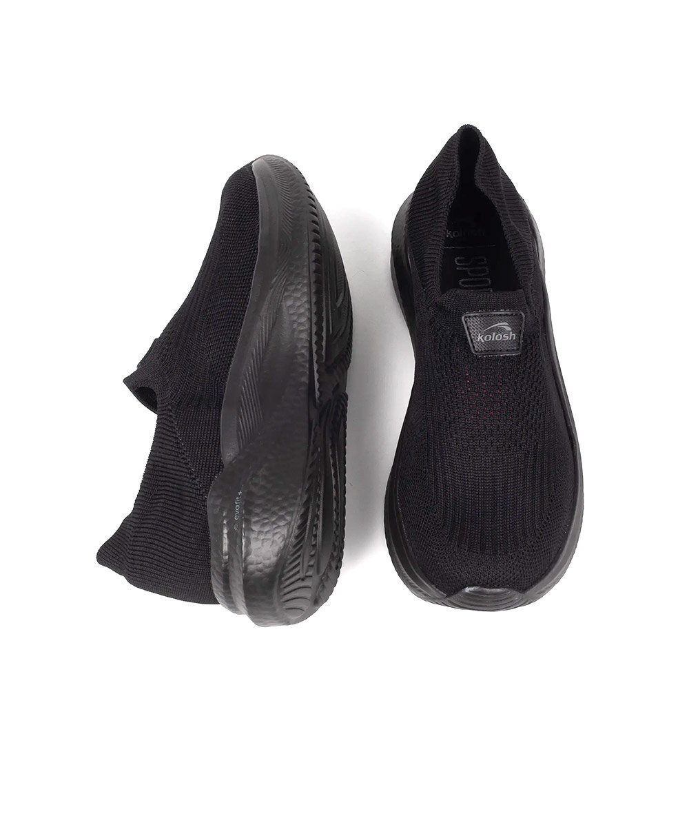 Tênis Feminino Kolosh Slip On Preto Preto 9