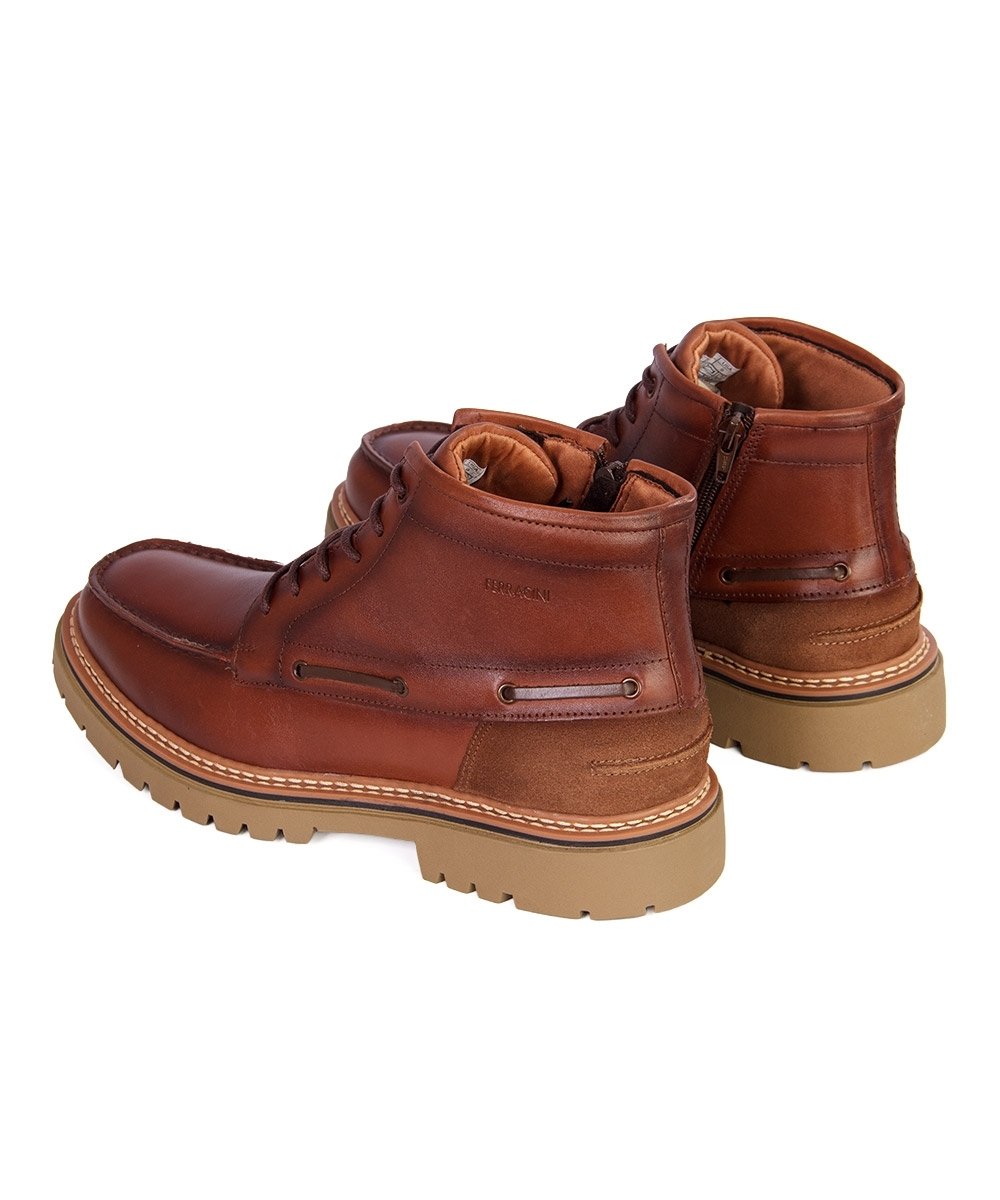 Bota Masculina Ferracini Couro Marrom Marrom 5