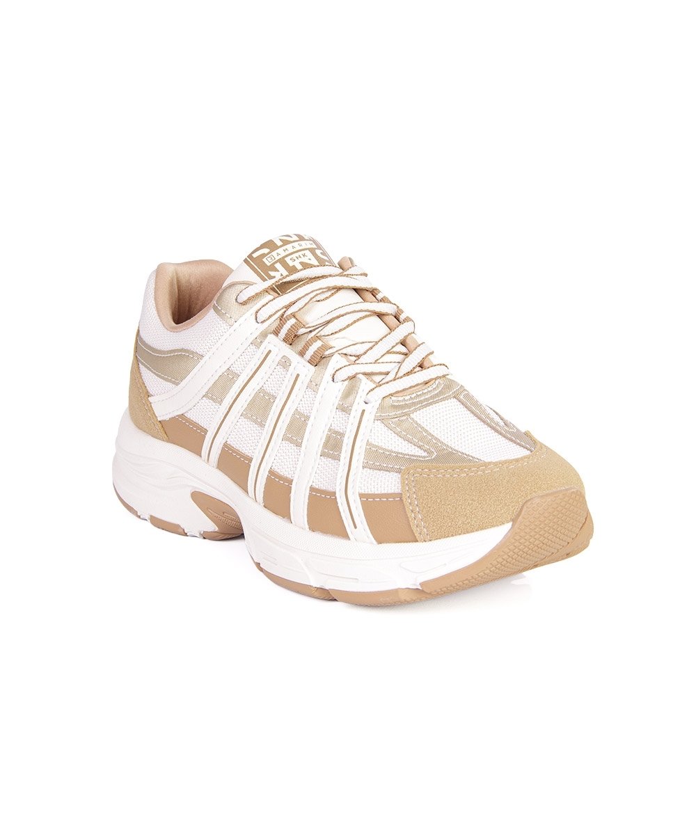 Tênis Feminino Ramarim Snk Bege Bege 2